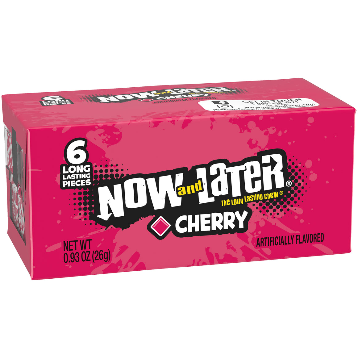 Now and Later Cherry Candy - Case of 24