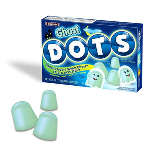 All City Candy Halloween Ghost Mystery Flavor Dots 6 oz. Theater Box Halloween Tootsie Roll Industries For fresh candy and great service, visit www.allcitycandy.com