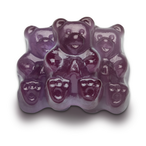 All City Candy Grape Gummi Bears - 5 LB Bulk Bag Bulk Unwrapped Albanese Confectionery For fresh candy and great service, visit www.allcitycandy.com