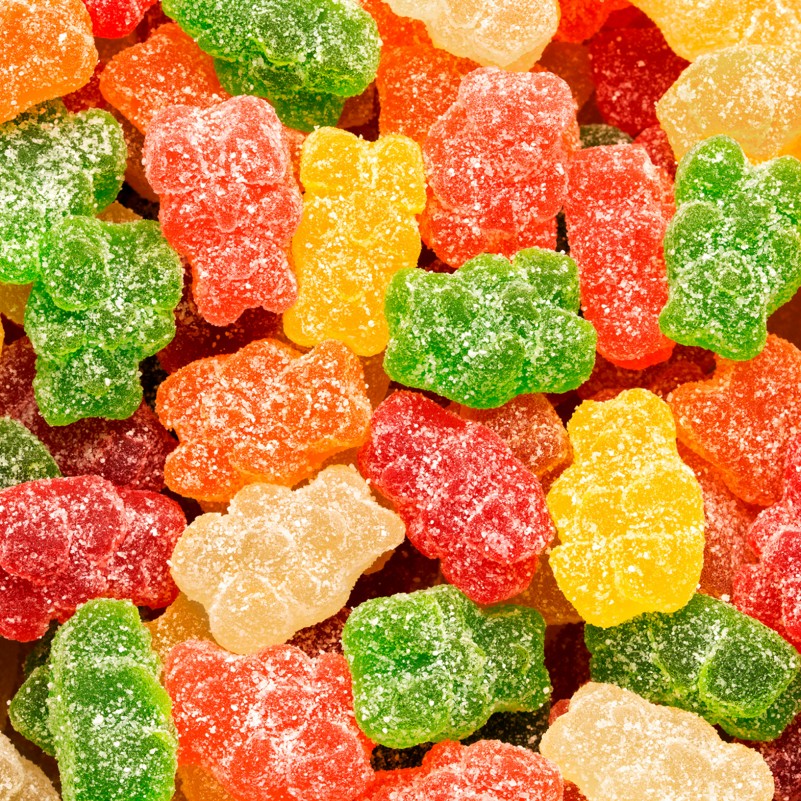 All City Candy Wild Sour Assorted Fruit Gummi Bears - Bulk Bags Bulk Unwrapped Albanese Confectionery For fresh candy and great service, visit www.allcitycandy.com