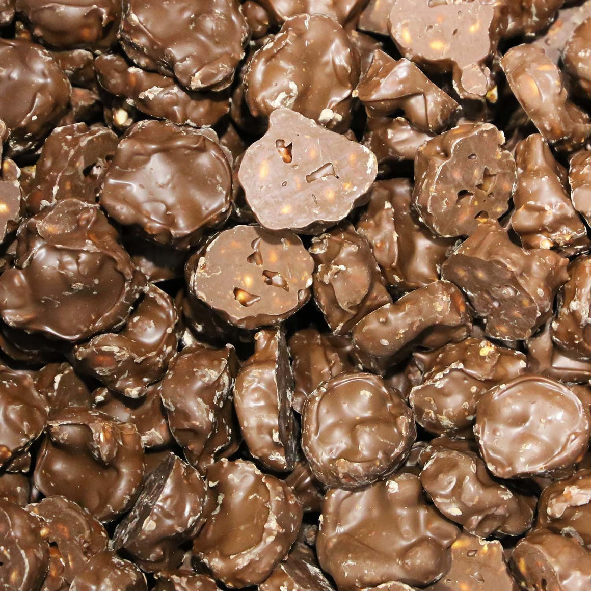 All City Candy Milk Chocolate Peanut Clusters - 3 LB Bulk Bag Bulk Unwrapped Zachary For fresh candy and great service, visit www.allcitycandy.com