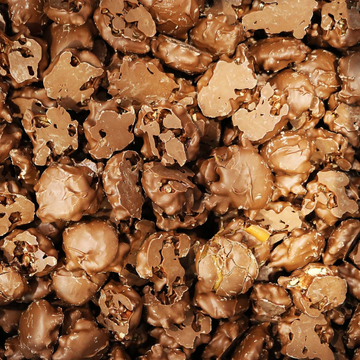 All City Candy Zachary Chocolate Caramel Pecan Clusters 3 lb. Bulk Bag Bulk Unwrapped Zachary For fresh candy and great service, visit www.allcitycandy.com