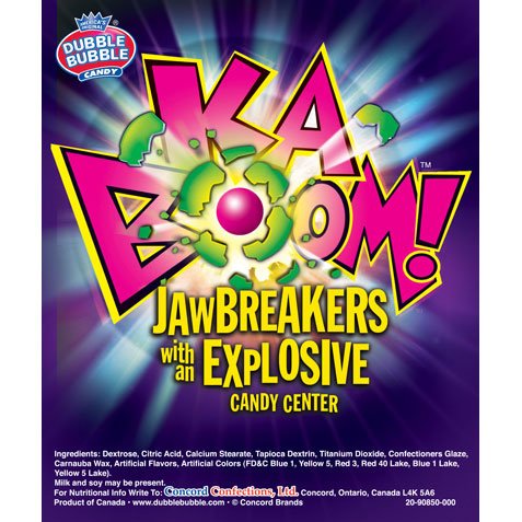 All City Candy Mini Kaboom Assorted Jawbreakers 3 lb. Bulk Bag Concord Confections (Tootsie) For fresh candy and great service, visit www.allcitycandy.com