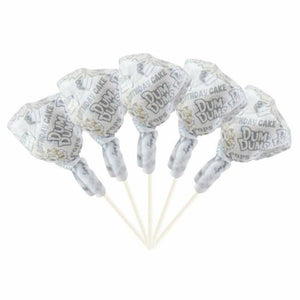 All City Candy Dum Dums Color Party White Birthday Cake Lollipops - Bag of 75 Lollipops & Suckers Spangler For fresh candy and great service, visit www.allcitycandy.com