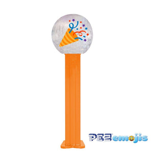 All City Candy PEZ Emojis Collection Candy Dispenser - 1 Piece Blister Pack Party Popper Novelty PEZ Candy For fresh candy and great service, visit www.allcitycandy.com