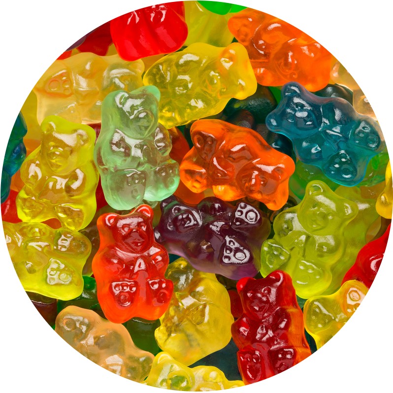 Albanese Sugar Free 12 Flavor Gummi Bears 3.5-oz. Peg Bag - All City Candy