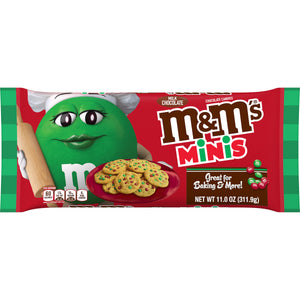 All City Candy M&M's Minis Christmas Baking Chips - 11-oz. Bag Mars Chocolate For fresh candy and great service, visit www.allcitycandy.com