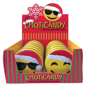 All City Candy Emoticandy Holiday 1.3 oz. Tin Case of 12 Novelty Boston America For fresh candy and great service, visit www.allcitycandy.com