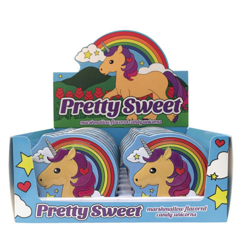 All City Candy Pretty Sweet Unicorn Shaped Candy - 1.2-oz. Tin - Case of 12 Boston America For fresh candy and great service, visit www.allcitycandy.com