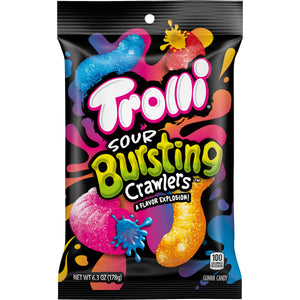 Trolli Sour Bursting Crawlers 6.3 oz Bag - For fresh candy and great service, visit www.allcitycandy.com