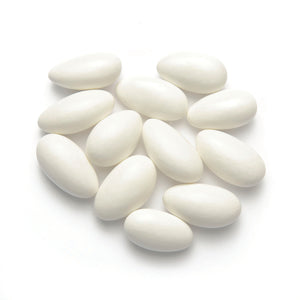 All City Candy Sconza White Jordan Almonds - 3 LB Bulk Bag Sconza Candy For fresh candy and great service, visit www.allcitycandy.com
