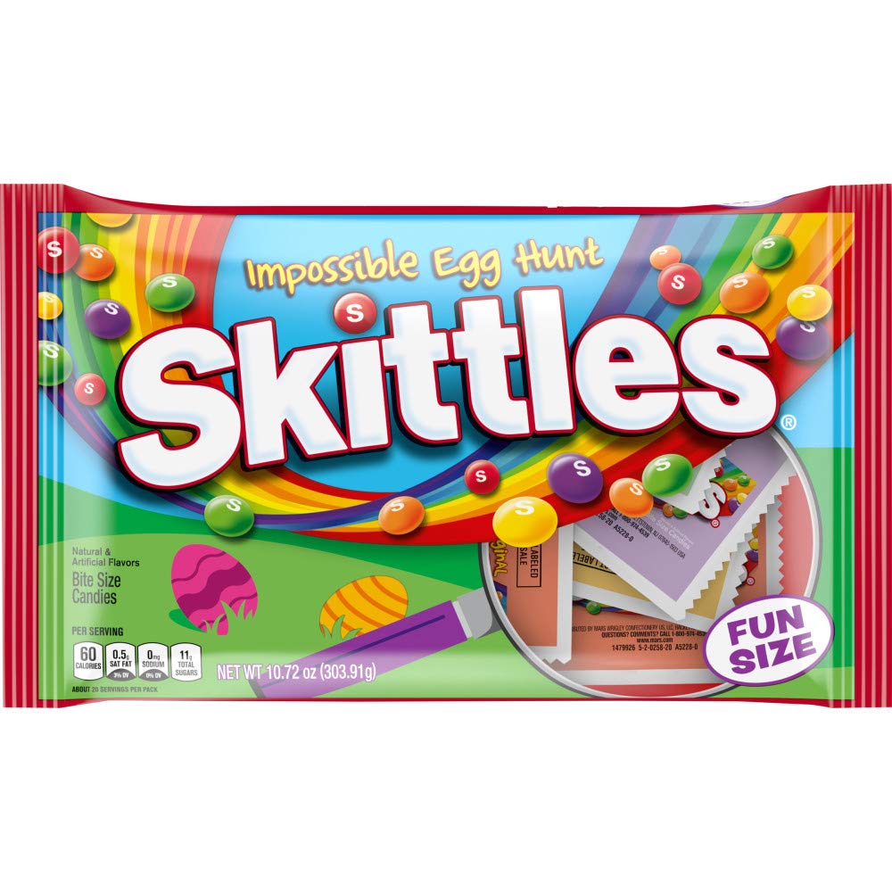 skittles fun size packets