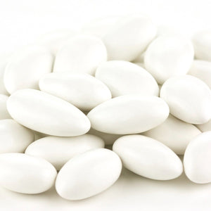 All City Candy Sconza White Jordan Almonds - 3 LB Bulk Bag Sconza Candy For fresh candy and great service, visit www.allcitycandy.com