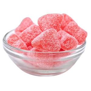 All City Candy Sour Cherry Jelly Hearts - 3 LB Bulk Bag Bulk Unwrapped Zachary For fresh candy and great service, visit www.allcitycandy.com