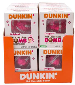 All City Candy Dunkin Original Milk Chocolate Hot Chocolate Bomb 1.6 oz. Case of 12 Frankford Candy For fresh candy and great service, visit www.allcitycandy.com