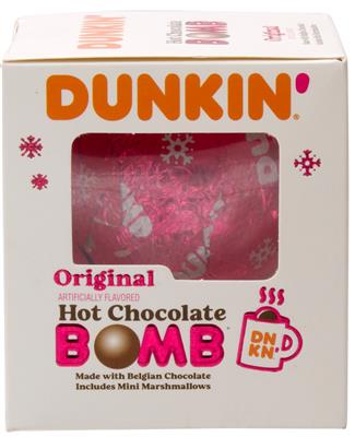 All City Candy Dunkin Original Milk Chocolate Hot Chocolate Bomb 1.6 oz. 1 Box Frankford Candy For fresh candy and great service, visit www.allcitycandy.com
