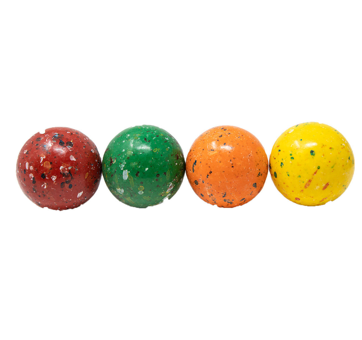 All City Candy Bruisers Psychedelic Wrapped Jawbreakers 2 1/4" - 3 LB Bulk Sconza Candy For fresh candy and great service, visit www.allcitycandy.com