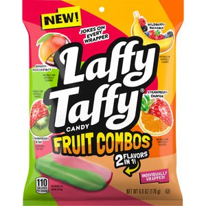 Laffy Taffy Fruit Combos 2 in 1 Flavor 6 oz. Bag - For fresh candy and great service, visit www.allcitycandy.com