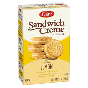 All City Candy Dare Lemon Creme Cookies 10.2 oz. Box Snacks Dare Foods For fresh candy and great service, visit www.allcitycandy.com