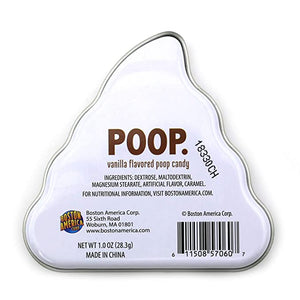 All City Candy POOP Emoji Candy Tin 1 oz. 1 Tin Novelty Boston America For fresh candy and great service, visit www.allcitycandy.com