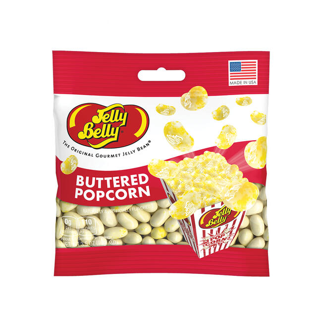 All City Candy Jelly Belly Buttered Popcorn Jelly Beans - 3.5-oz. Bag Jelly Beans Jelly Belly Default Title For fresh candy and great service, visit www.allcitycandy.com