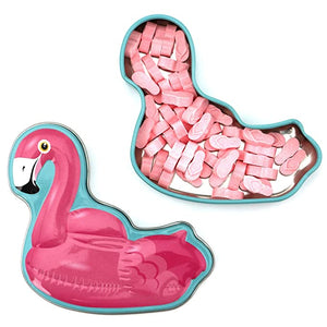 All City Candy Pool Party Flamingo Strawberry Lemonade Candies - .6-oz. Tin 1 Tin Novelty Boston America For fresh candy and great service, visit www.allcitycandy.com