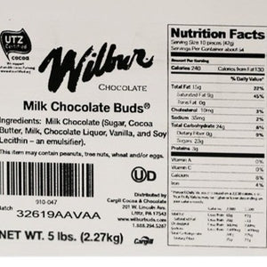 Wilbur Milk Chocolate Buds Bulk