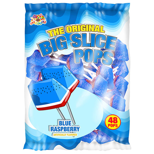 All City Candy Big Slice Pops Blue Raspberry Lollipops - Bag of 48 Lollipops & Suckers Albert's Candy For fresh candy and great service, visit www.allcitycandy.com