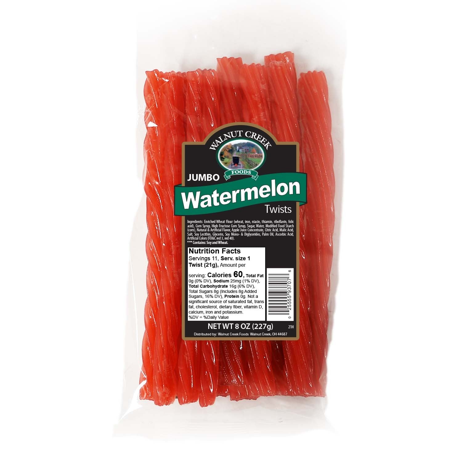 Walnut Creek Watermelon Twists, 8 oz. Walnut Creek Watermelon Twists, 8 oz.