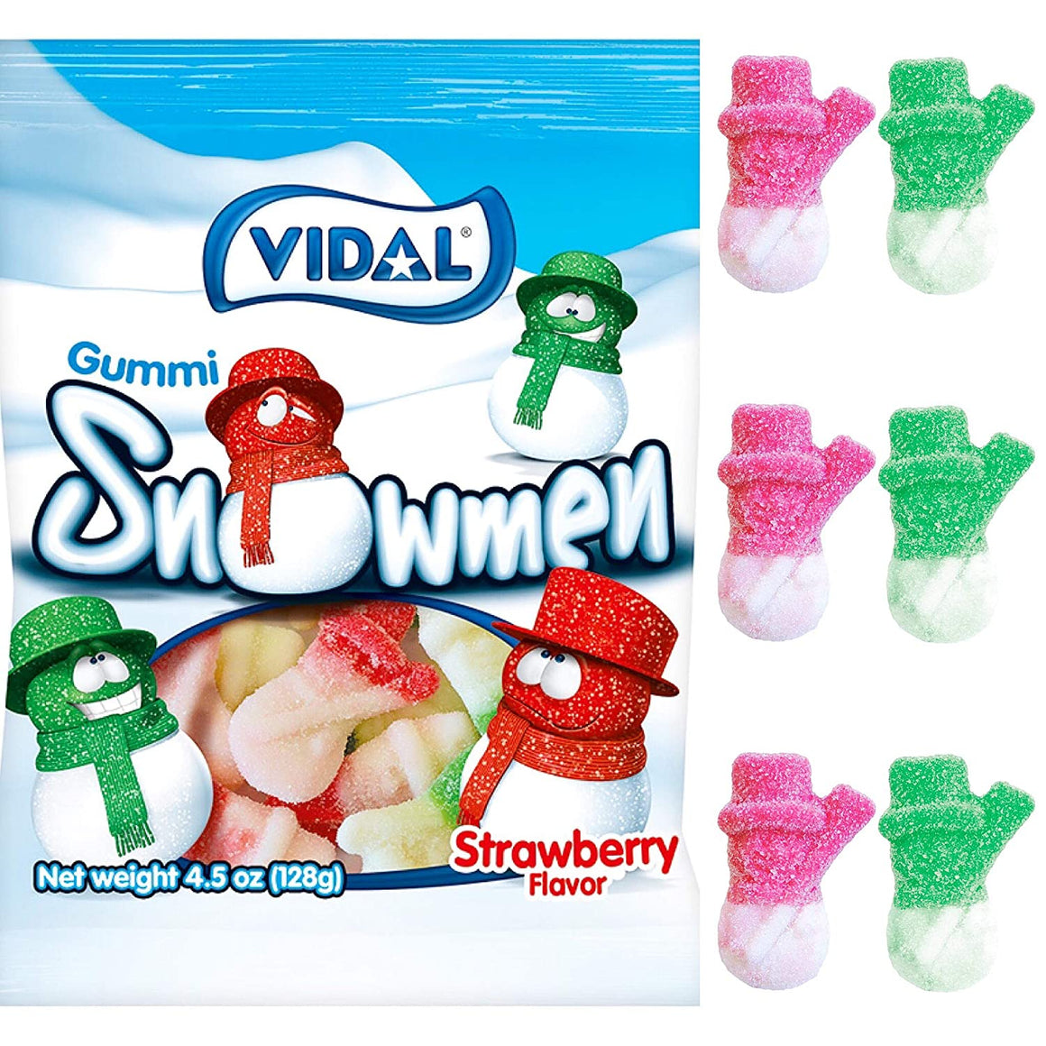 All City Candy Gummi Snowmen - 4.5-oz. Bag Vidal For fresh candy and great service, visit www.allcitycandy.com
