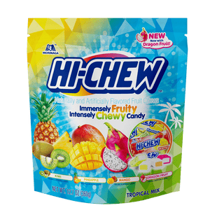 All City Candy Hi-Chew Tropical Mix Fruit Chews - 12.7-oz. Bag Morinaga & Company For fresh candy and great service, visit www.allcitycandy.com