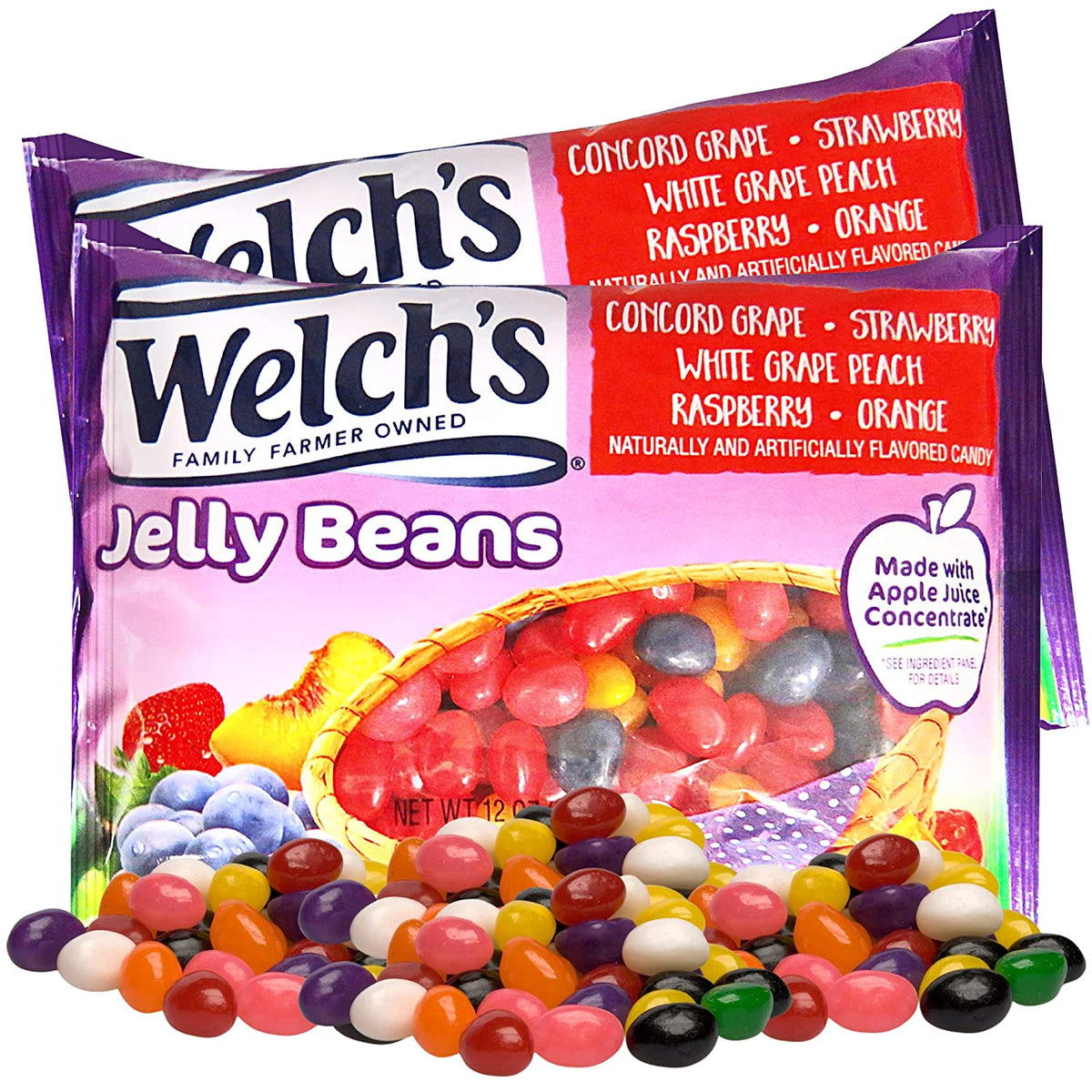 Welch's Assorted Jelly Beans 12 oz. Bag All City Candy