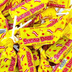 All City Candy Sugar Daddy Junior Caramel Pops .78 oz. - 1 Piece Caramel Candy Charms Candy (Tootsie) For fresh candy and great service, visit www.allcitycandy.com