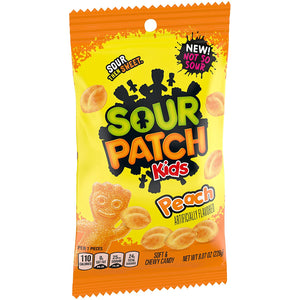 All City Candy Sour Patch Kids Peach 8.07 oz. Bag Sour Mondelez International For fresh candy and great service, visit www.allcitycandy.com