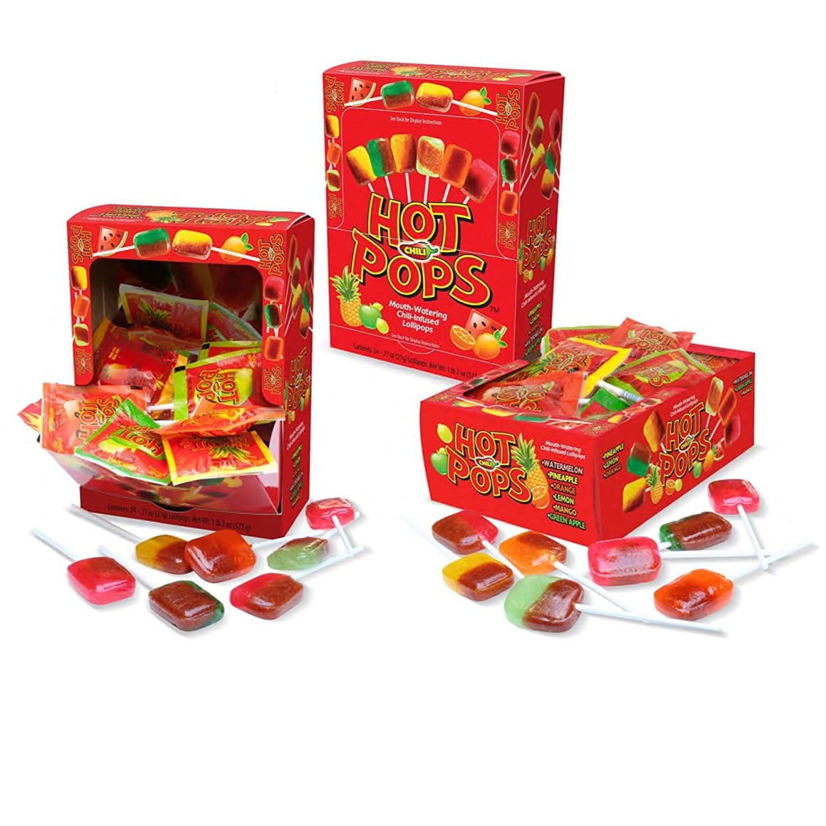 Charms Assorted Fruit Flavor Blow Pop Lollipops - 3 LB Bulk Bag