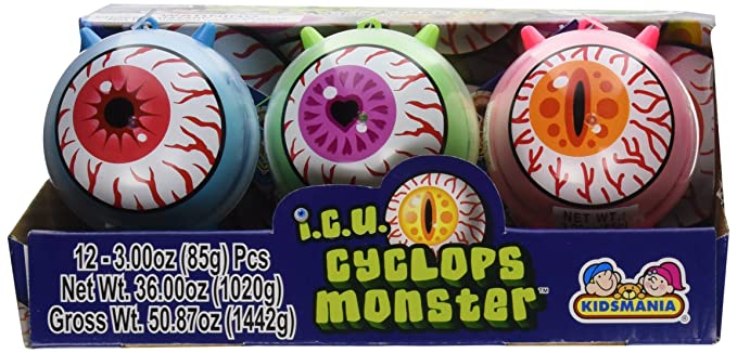 All City Candy I.C.U. Cyclops Monster Jawbreaker Novelty Kidsmania For fresh candy and great service, visit www.allcitycandy.com