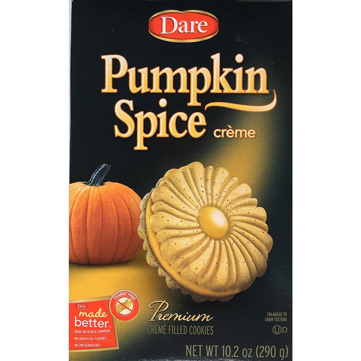 All City Candy Dare Pumpkin Spice Creme Filled Cookies 10.2 oz Box Halloween Dare Foods For fresh candy and great service, visit www.allcitycandy.com