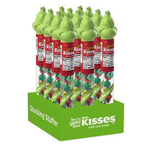 Hershey's Milk Chocolate Grinch Kisses 2.08 oz. Stocking Stuffer For fresh candy and great service, visit www.allcitycandy.com