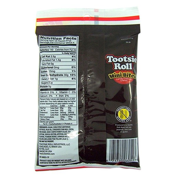 Tootsie roll Nutrition Facts - Eat This Much