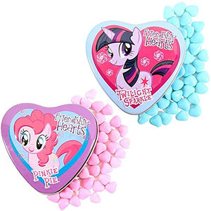 All City Candy My Little Pony Friendship Hearts Hard Candy - 1-oz. Tin 1 Tin Novelty Boston America For fresh candy and great service, visit www.allcitycandy.com
