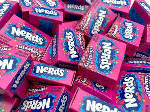 All City Candy Nerds Candy Strawberry Fun Size 3 lb. Bulk Bag Bulk Wrapped Ferrara Candy Company For fresh candy and great service, visit www.allcitycandy.com