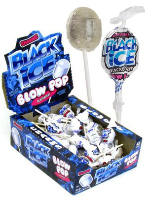 All City Candy Charms Black Ice Blow Pop Lollipops Case of 48 Charms Candy (Tootsie) For fresh candy and great service, visit www.allcitycandy.com