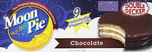 All City Candy Double Decker Chocolate MoonPie 2.75 oz. Candy Bars Chattanooga Bakery (MoonPies) Case of 9 For fresh candy and great service, visit www.allcitycandy.com