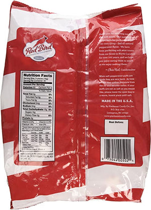 All City Candy Red Bird Soft Peppermint Puffs Mints - 46-oz. Bag Bulk Wrapped Piedmont Candy Company For fresh candy and great service, visit www.allcitycandy.com