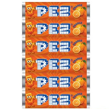 All City Candy PEZ Orange Candy Refills .29 oz. - 3 LB Bulk Bag Novelty PEZ Candy For fresh candy and great service, visit www.allcitycandy.com