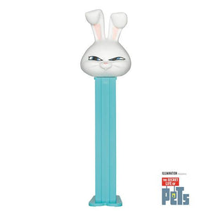 All City Candy PEZ The Secret Life of Pets Collection Candy Dispenser - 1-Piece Blister Pack Snowball Novelty PEZ Candy For fresh candy and great service, visit www.allcitycandy.com