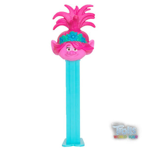 All City Candy PEZ Trolls Collection Candy Dispenser - 1-Piece Blister Pack Poppy Novelty PEZ Candy For fresh candy and great service, visit www.allcitycandy.com