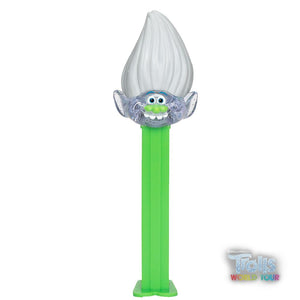 All City Candy PEZ Trolls Collection Candy Dispenser - 1-Piece Blister Pack Guy Diamond Novelty PEZ Candy For fresh candy and great service, visit www.allcitycandy.com