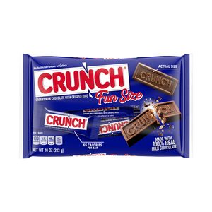 Nestle Crunch Fun-Size Bars - 10-oz. Bag For fresh candy and great service, visit www.allcitycandy.com