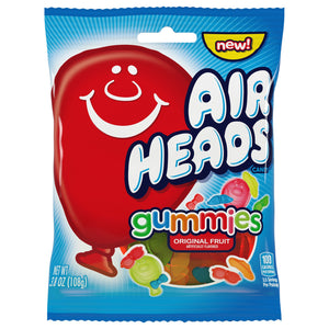 All City Candy Airheads Gummies Original Fruit Gummi Candy - 3.8-oz. Bag Gummi Perfetti Van Melle For fresh candy and great service, visit www.allcitycandy.com